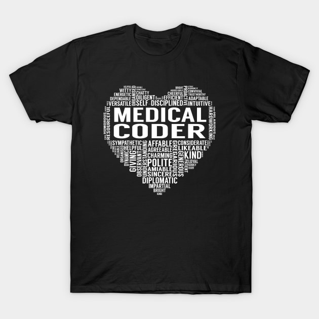 Medical Coder Heart T-Shirt by LotusTee